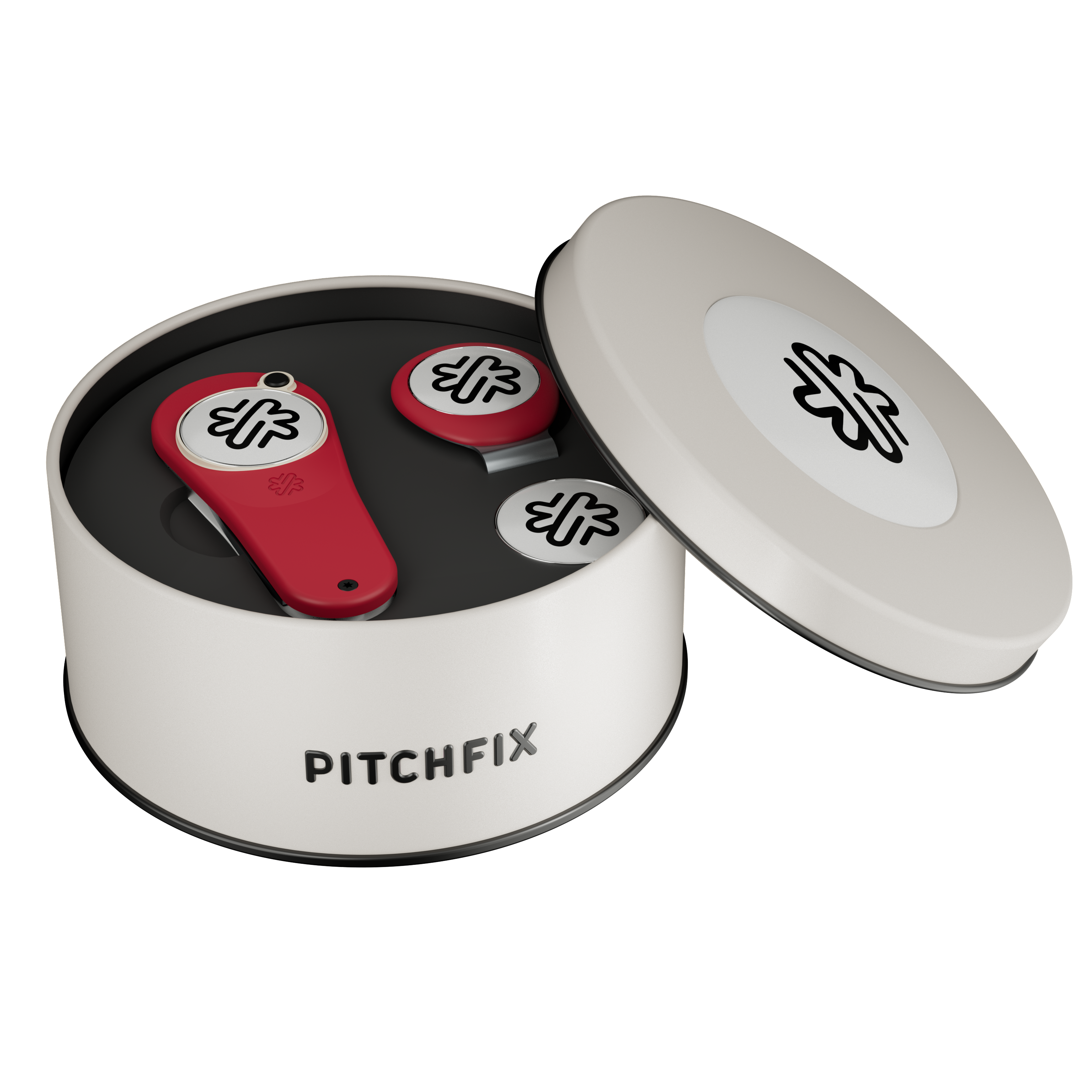 Pitchfix Original Golf Divot Tool in Round Tin 8