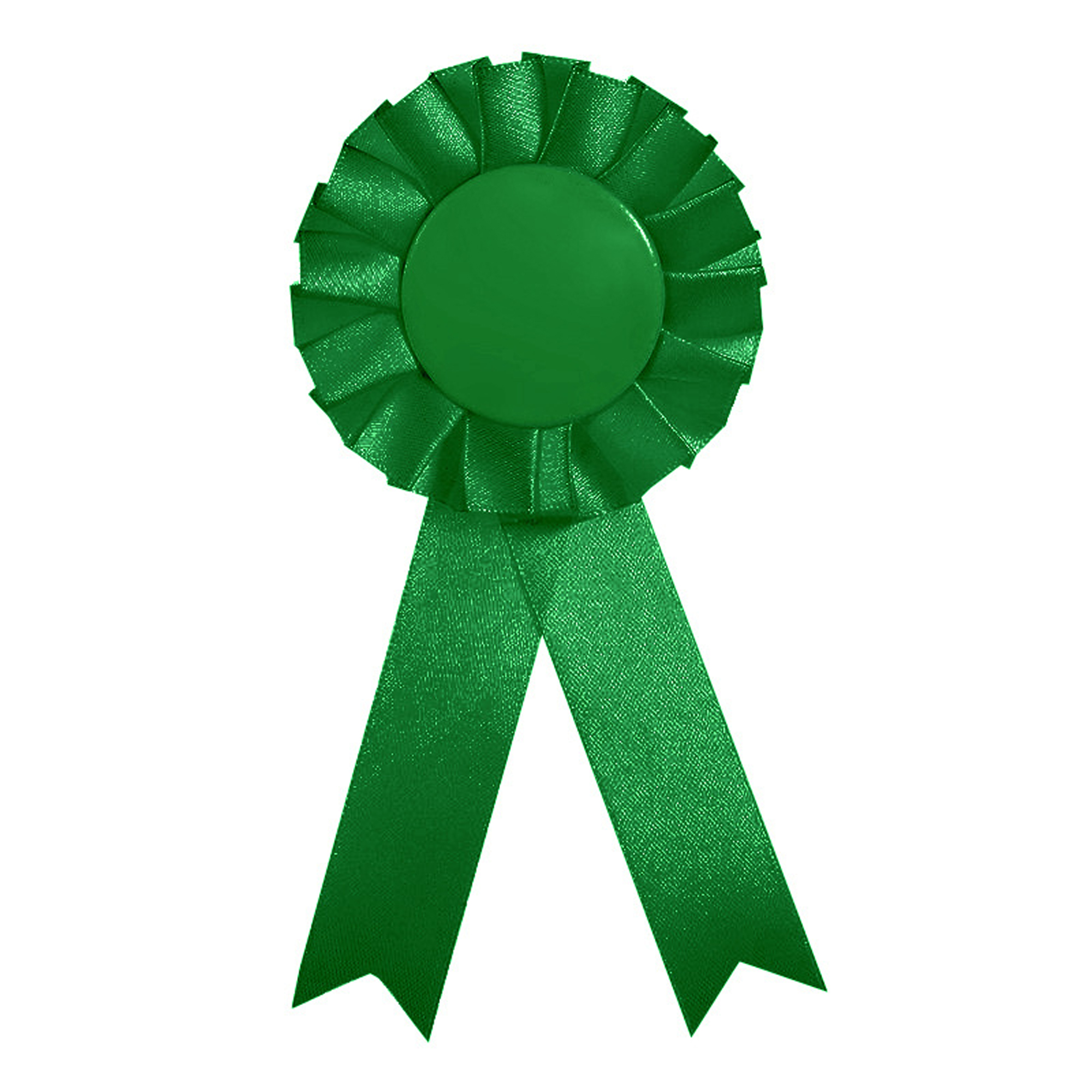 Round Shape Satin Ribbon Pin Award Badge 5