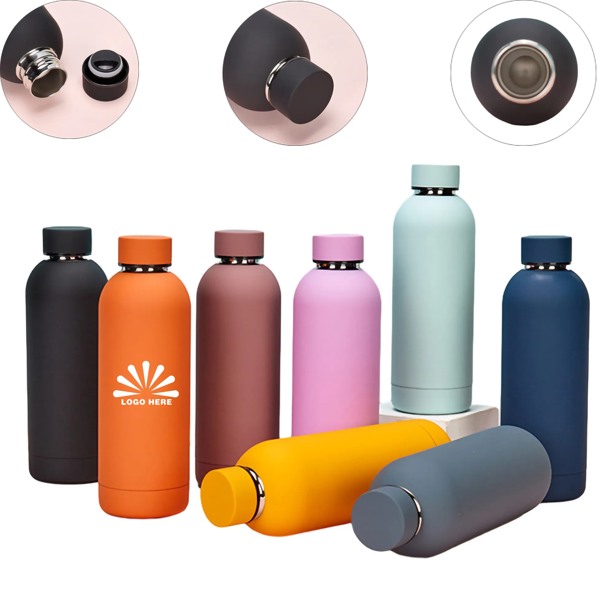 16 Oz Stainless Steel Vacuum Water Bottle