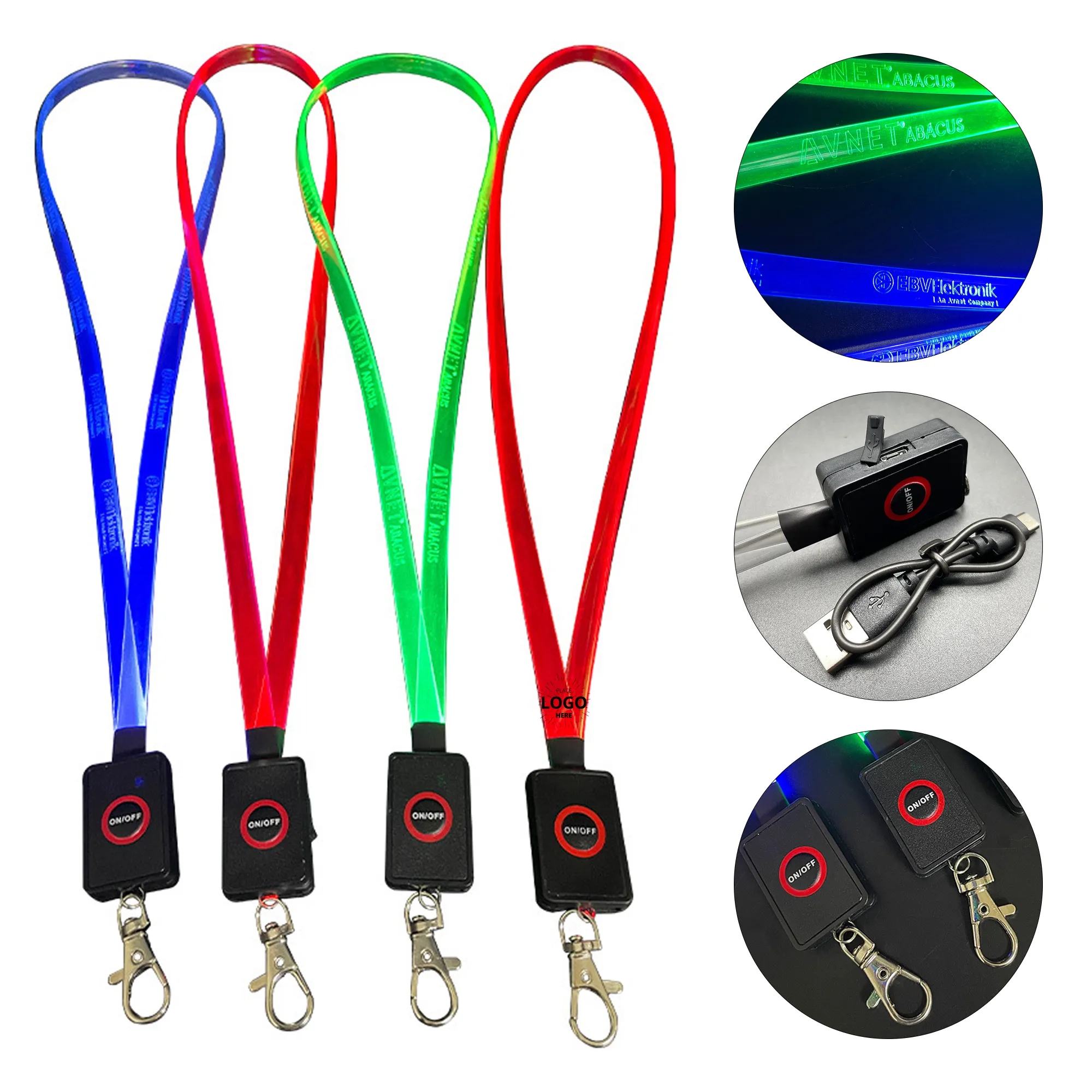 Fiber Optic Light Lanyard