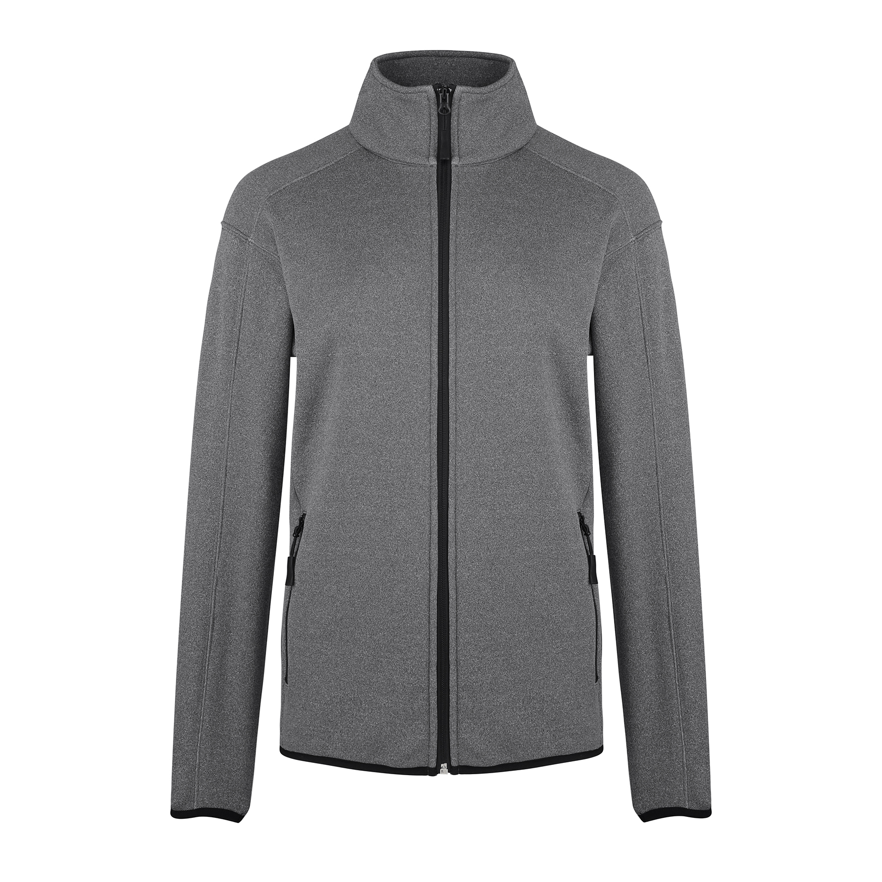 Women's Heathered Sweater Full-Zip Fleece Jacket 19