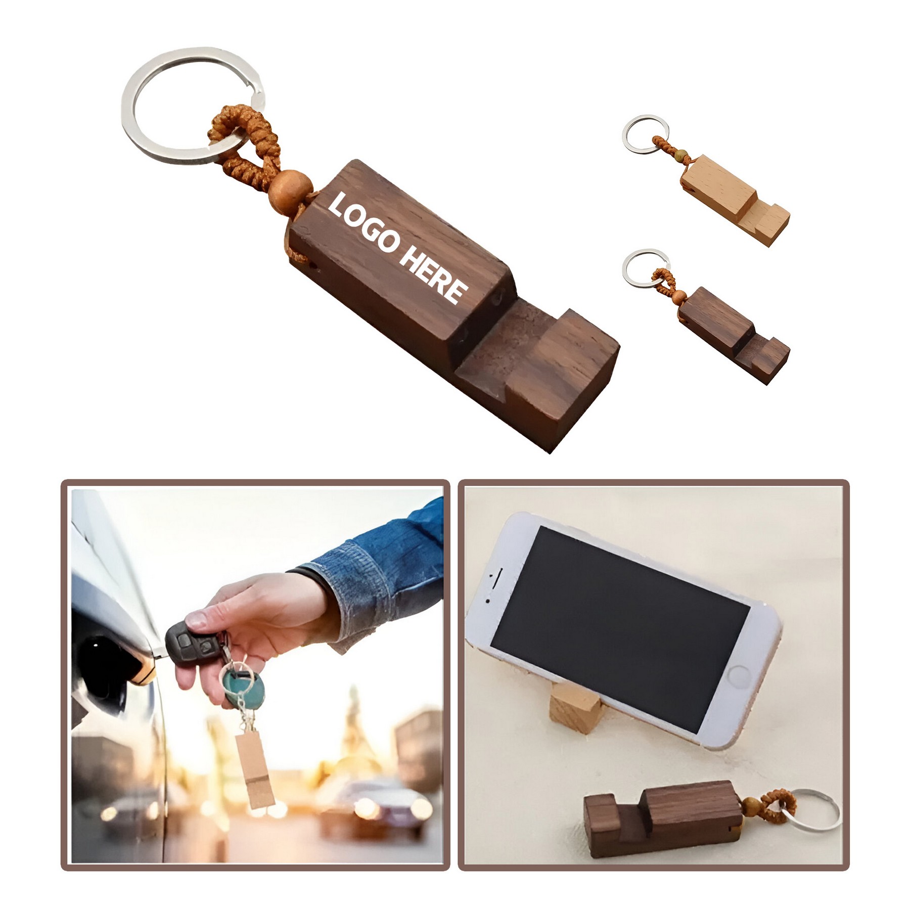 Compact Keychain Phone Grip