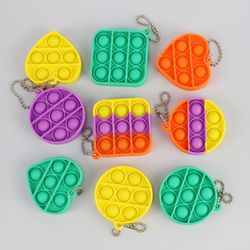 Push Bubble Fidget Sensory Toy With Buckle