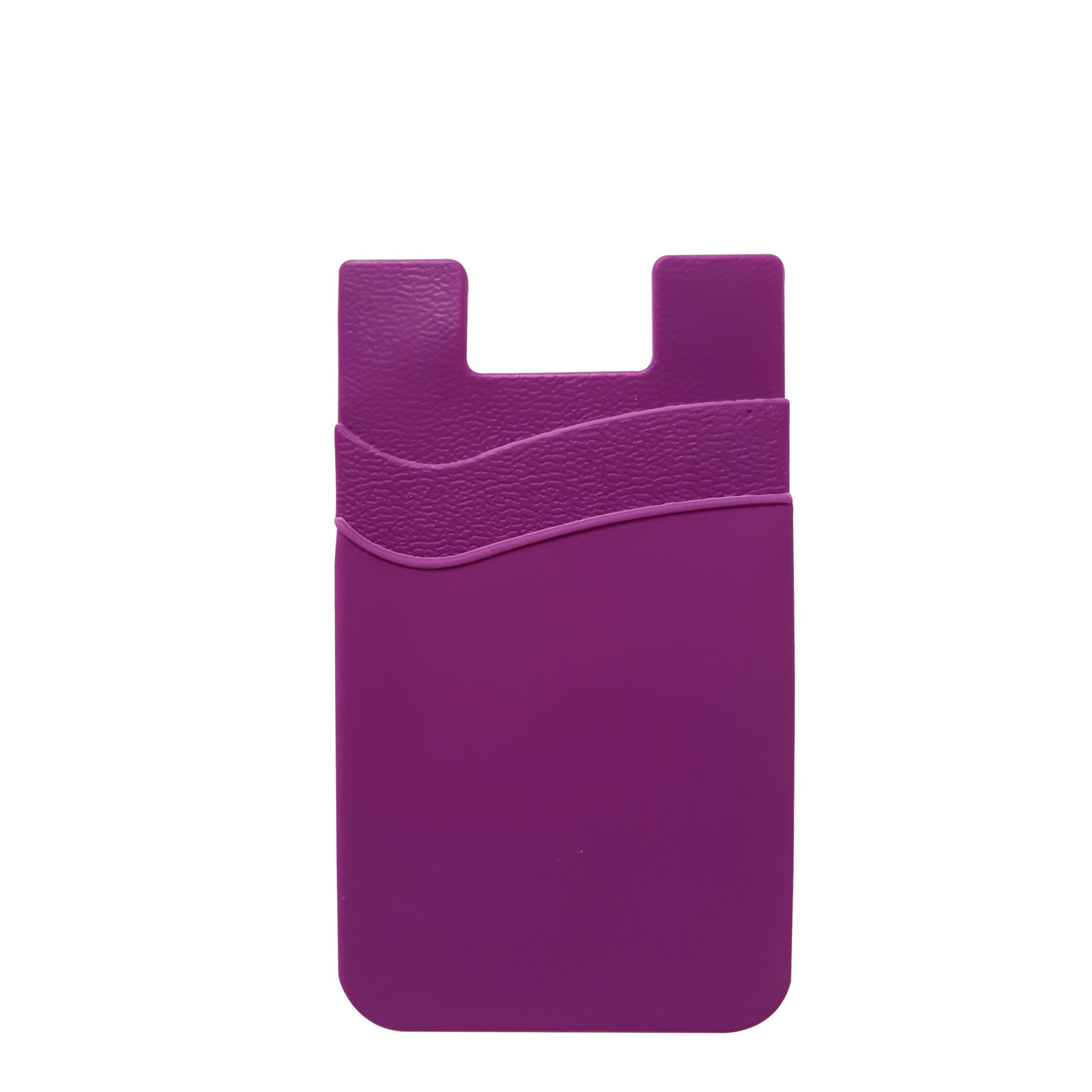 Dual Pocket Silicone Cell Phone Wallet 39