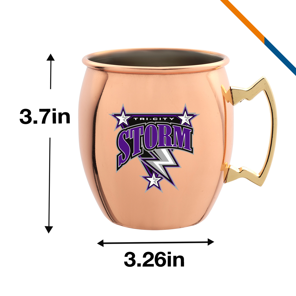 Hapsor Stainless Steel Moscow Mule Mug - 16 OZ. - AU-TM4M | You Got It  Promotions