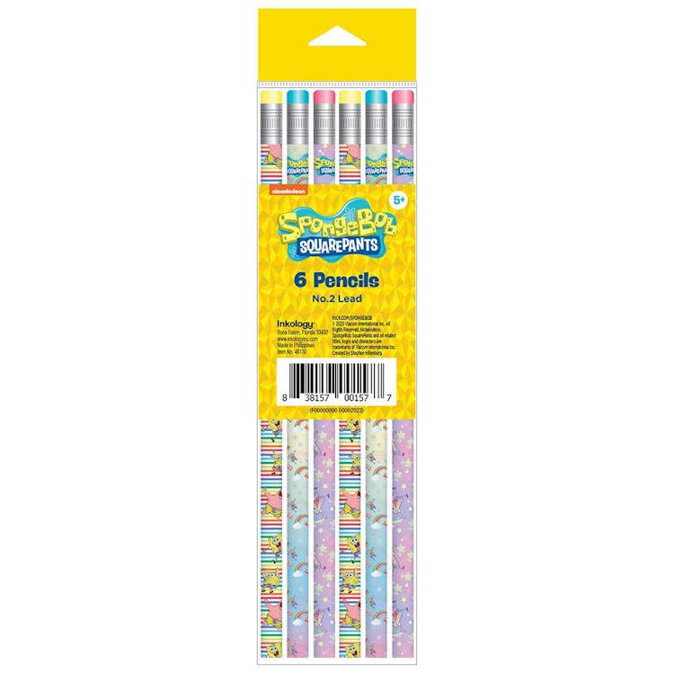 SpongeBob Pencils - 6 Pack 3