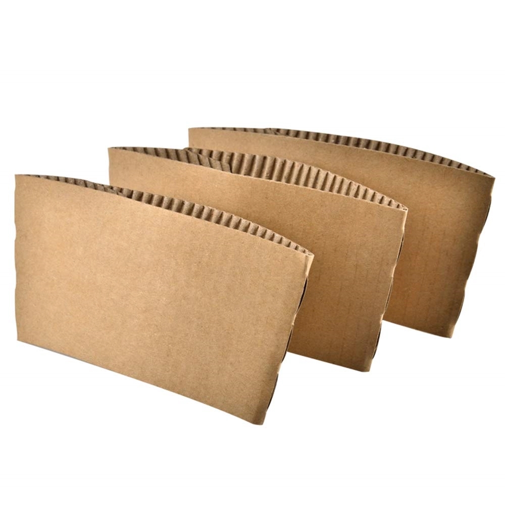 Compostable Paper Cup Sleeve For Hot Drinks 3