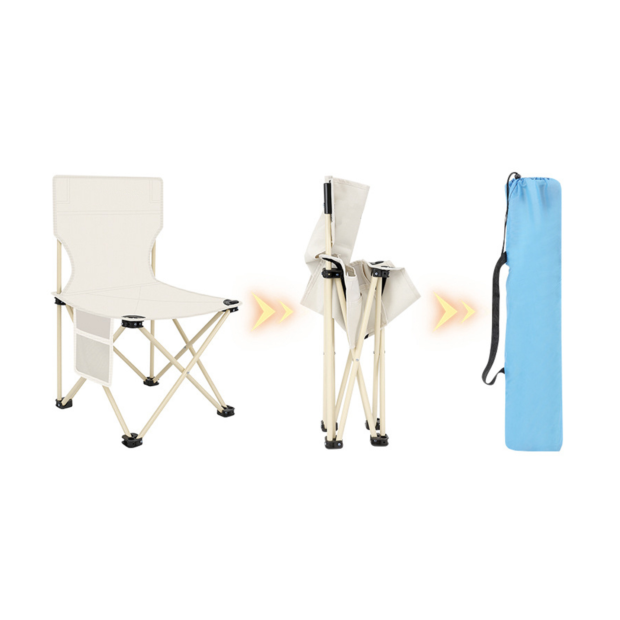 Folding Outdoor Chair with Side Pocket 7
