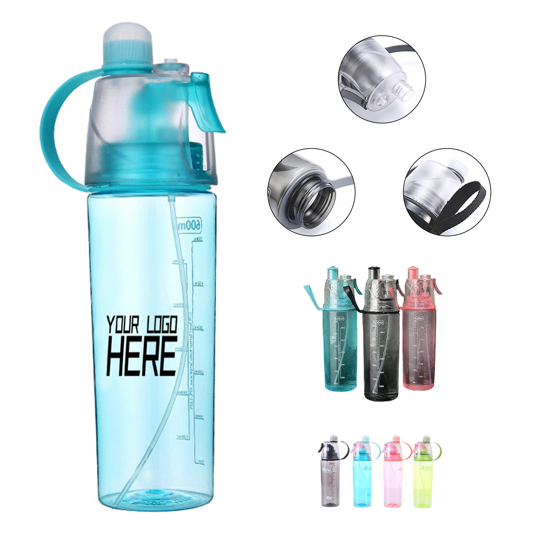 Misting Water Bottle
