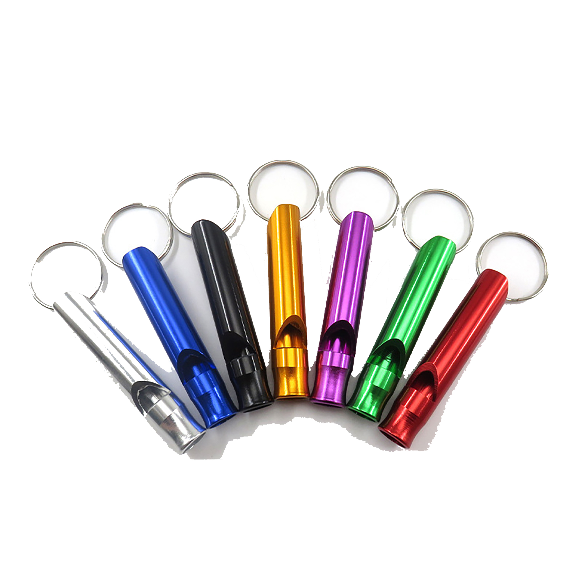 Durable Aluminum Alloy Outdoor Emergency Whistle 13