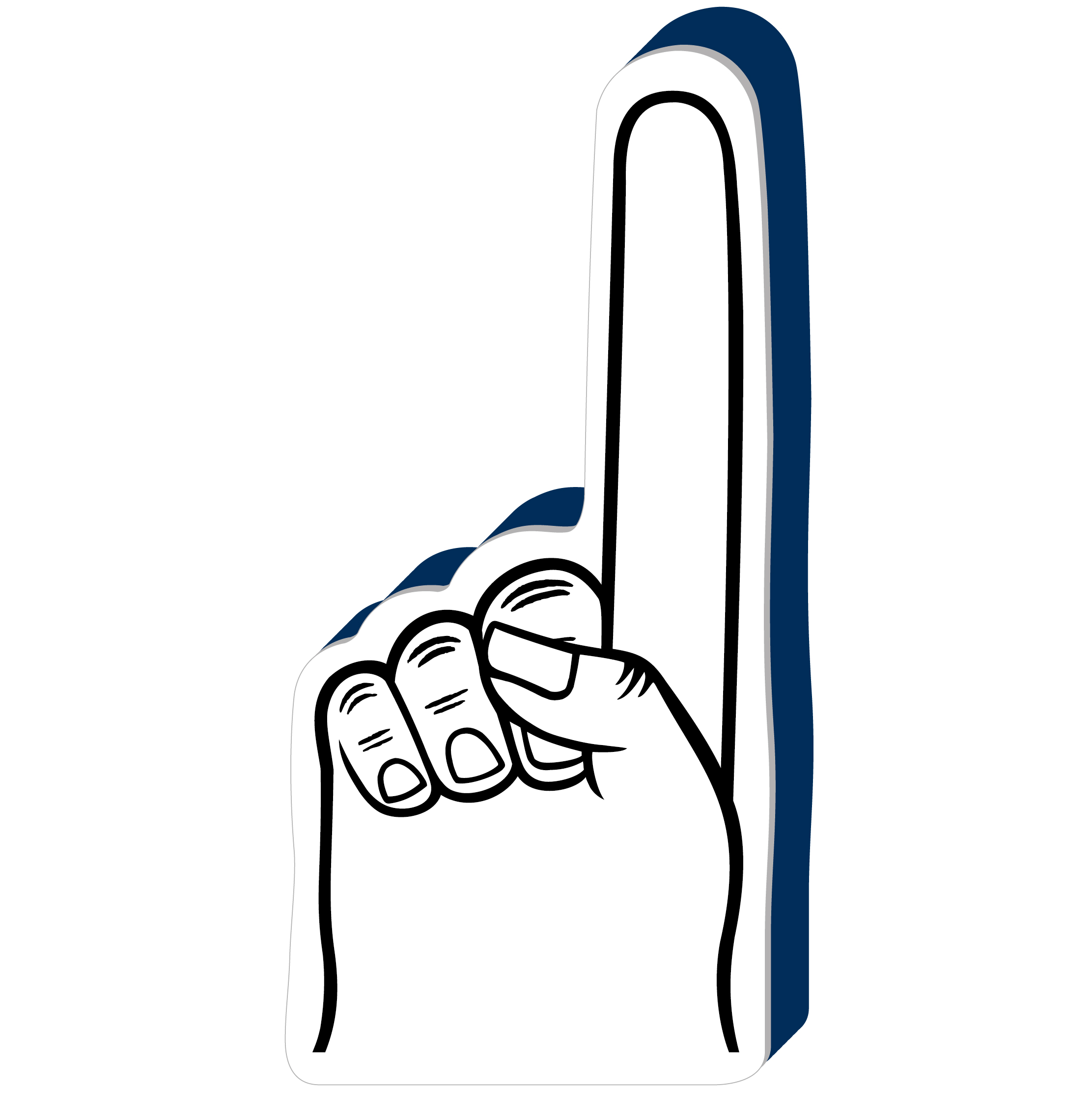 16" Signature Foam Hand 60