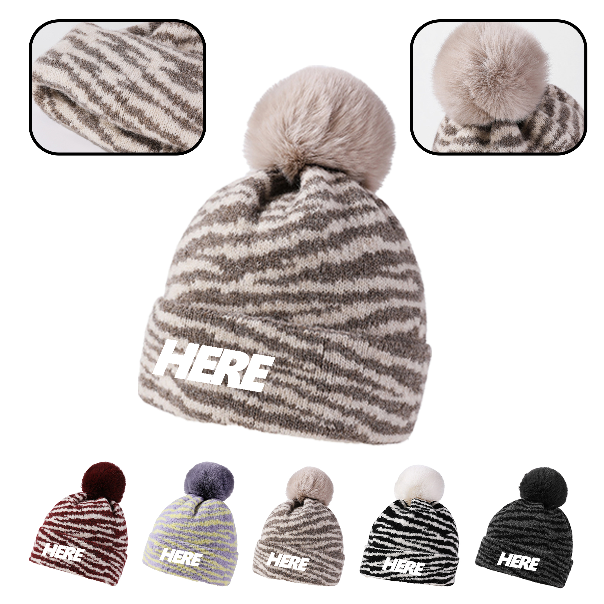 MOQ 20 PCS Custom Knit Cap 3