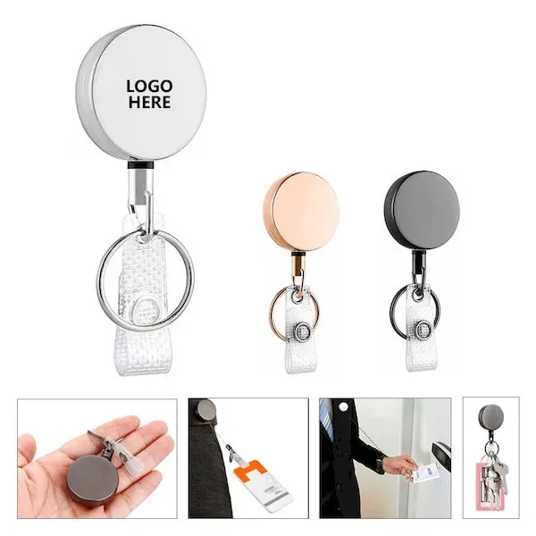 Steel Retractable Badge Holder