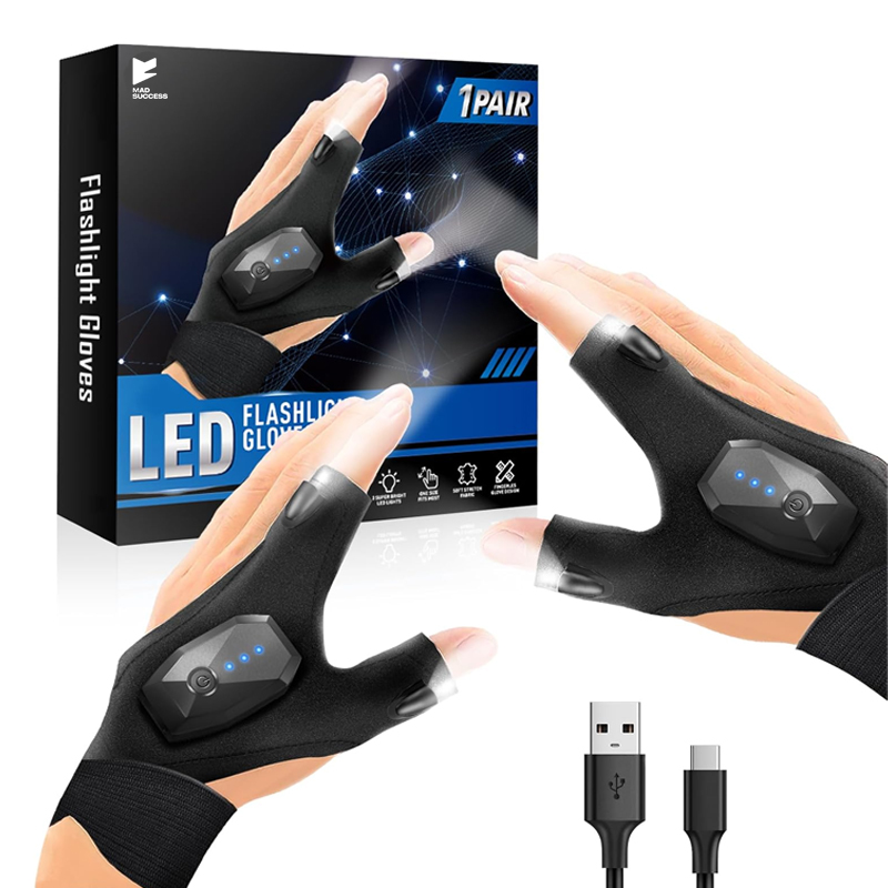 USB Flashlight Gloves 4