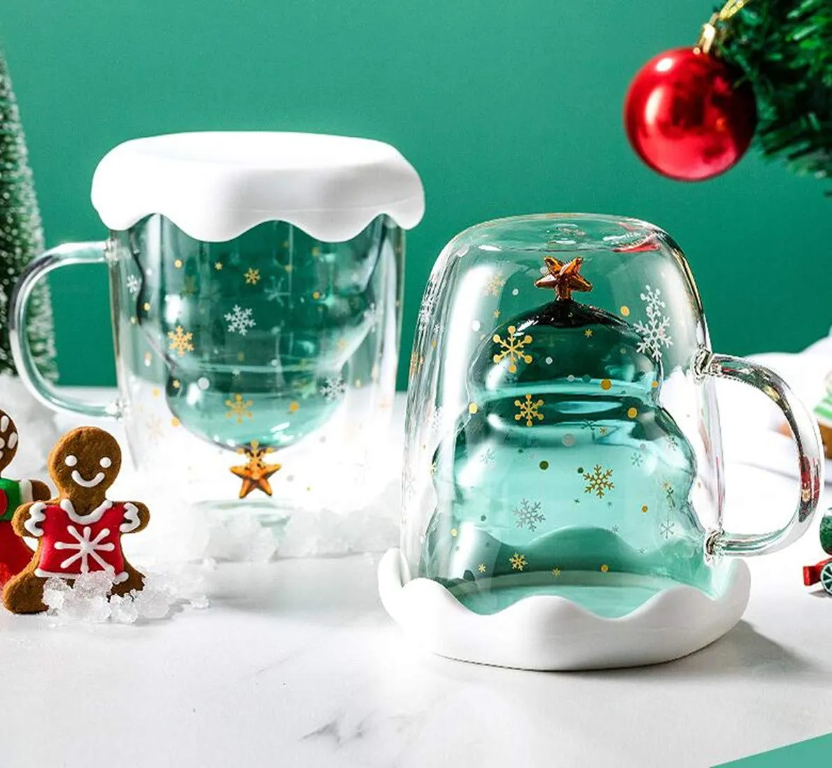 Cute Christmas Tree Coffee Mugs 14
