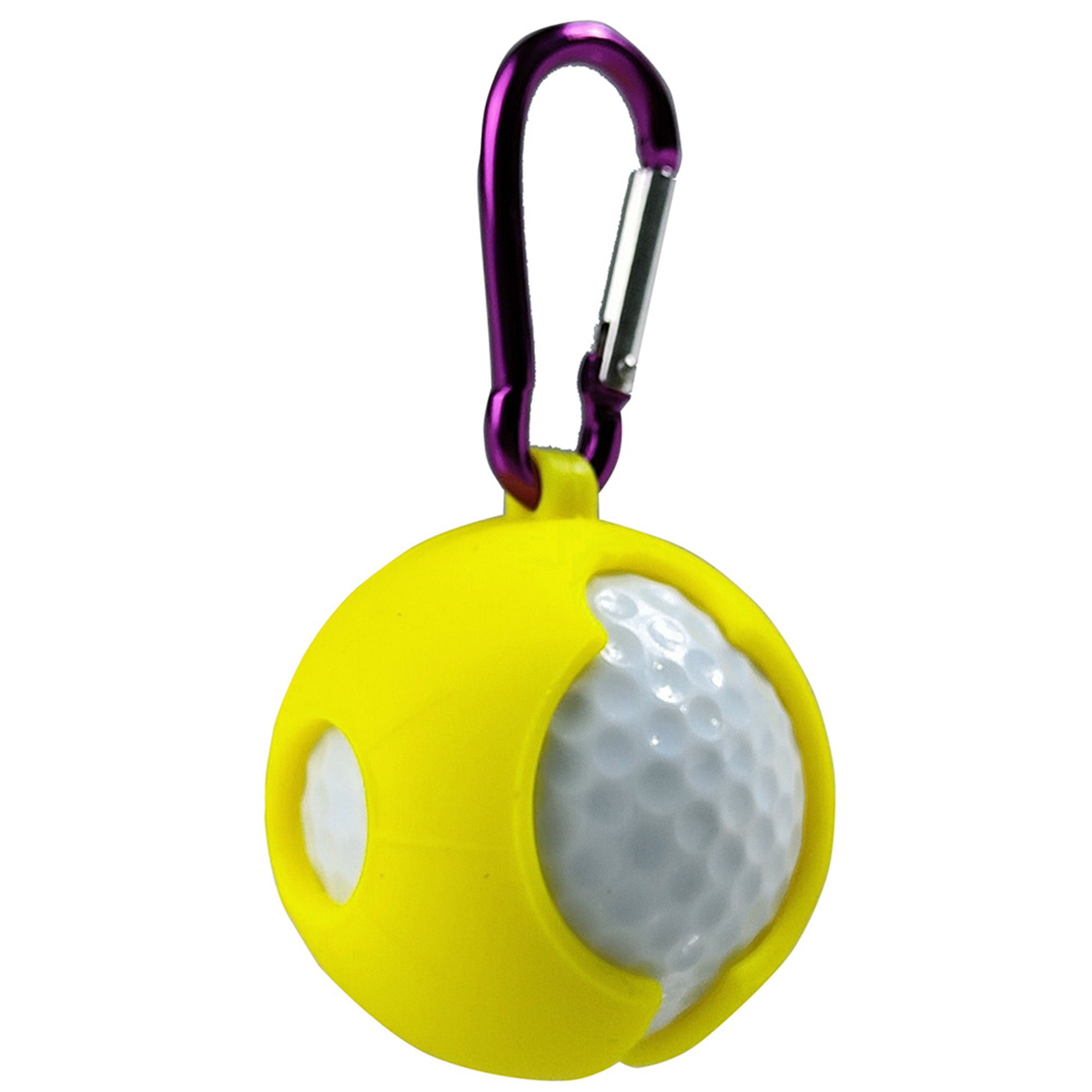 Silicone Golf Ball Holder with Carabiner 13