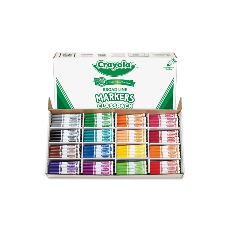 Crayola Markers Classpack - 16 Colors Broad Line 256 Pieces 2