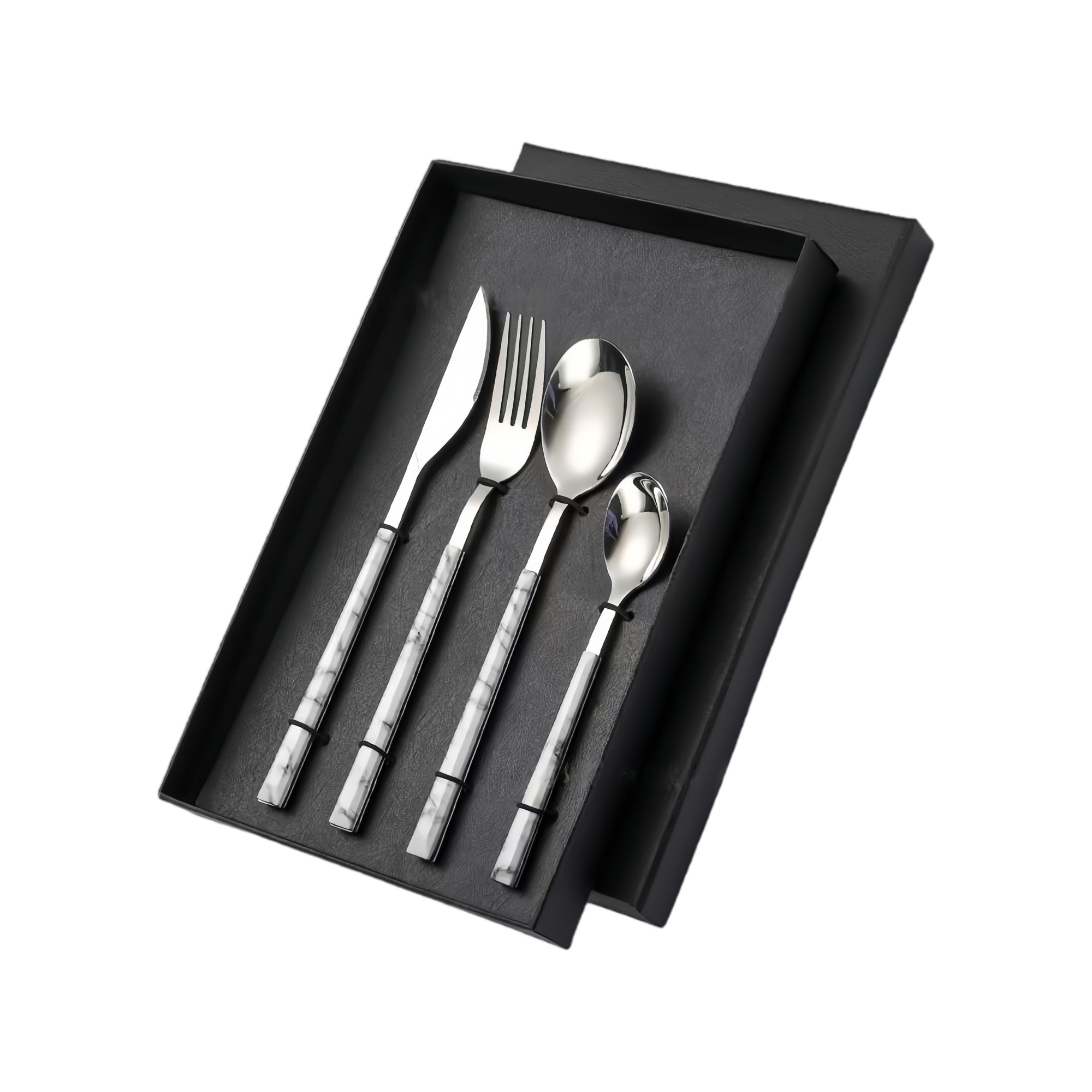 Four-piece Stainless Steel Cutlery Gift Box Set 10