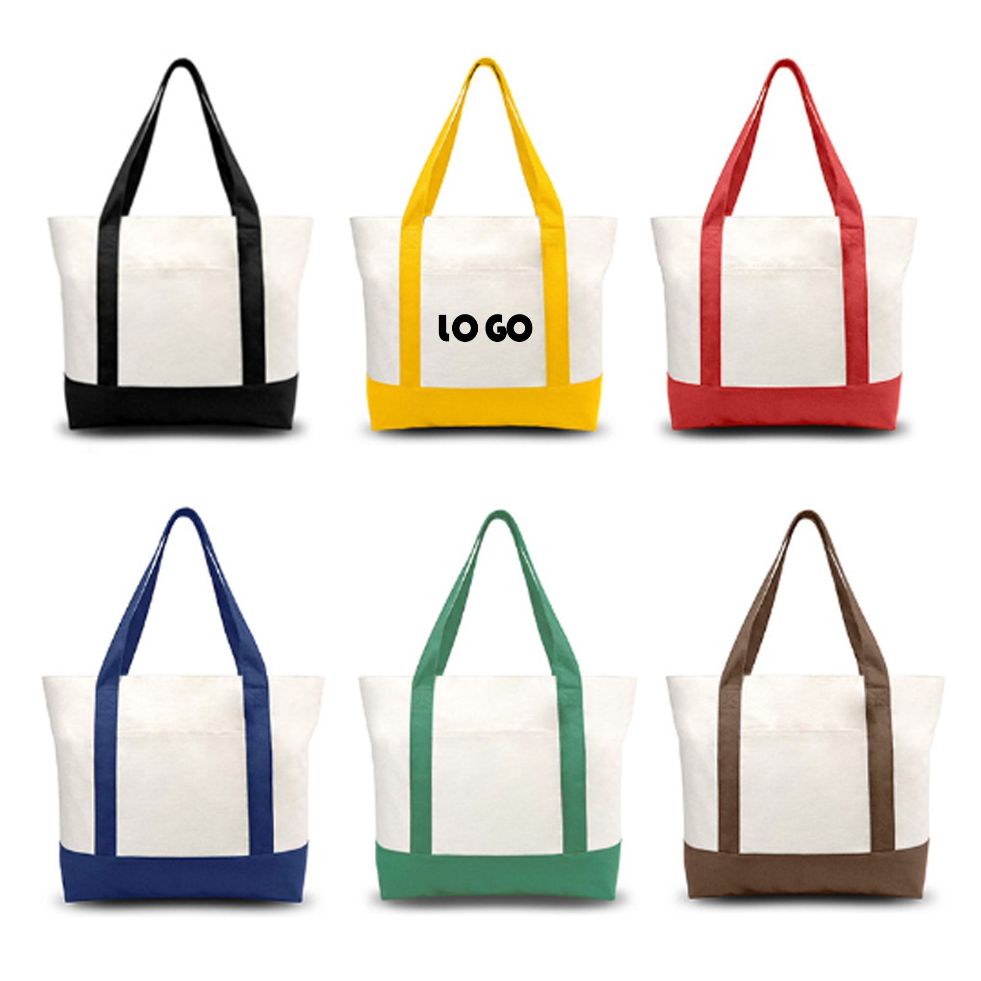 Canvas Boat Tote Bags, custom tote bag with logo imprint 3