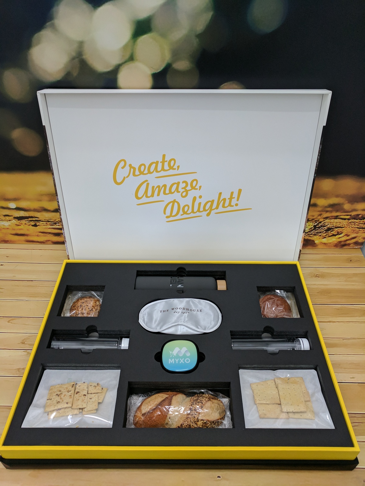 Custom Printed Full Color Hinged Soft Touch Luxury Gift Box - 13x3.5x3 20