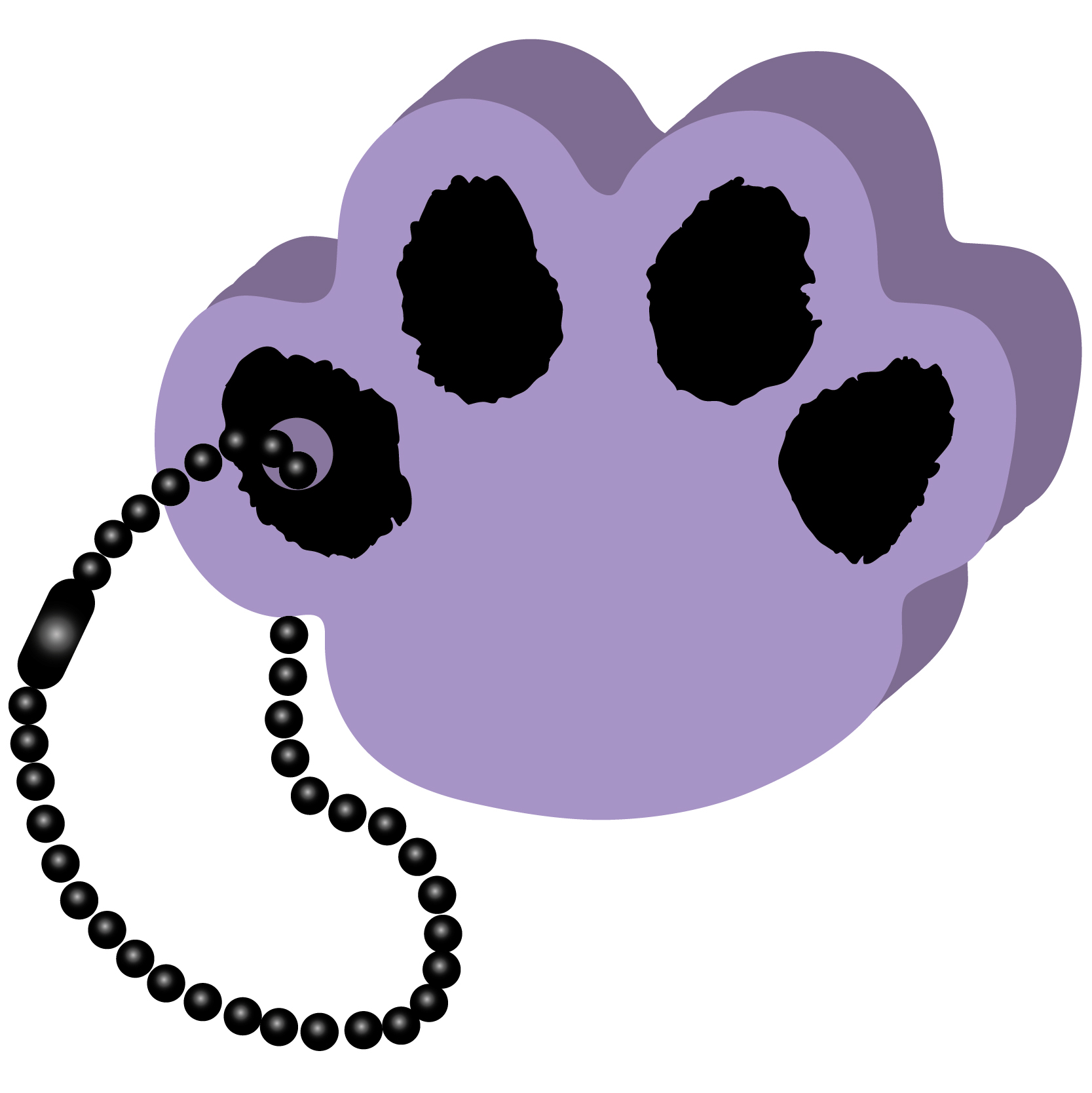 Paw Key Tag 42