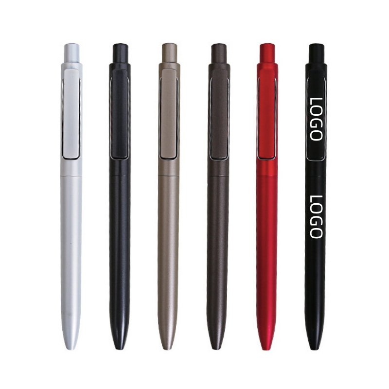 Plastic Retractable Business Gel Click Pen