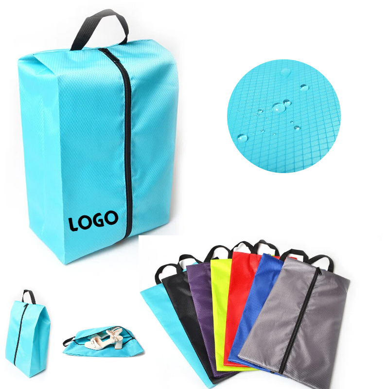 Waterproof Diamond Ripstop Nylon Shoe Bag