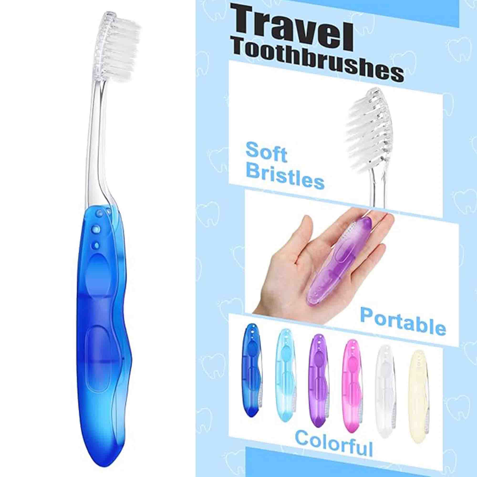 Travel Folding Plastic Toothbrush 2