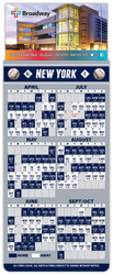 Magna-Card Business Card Magnet - Baseball Schedules (3.5 x 9)