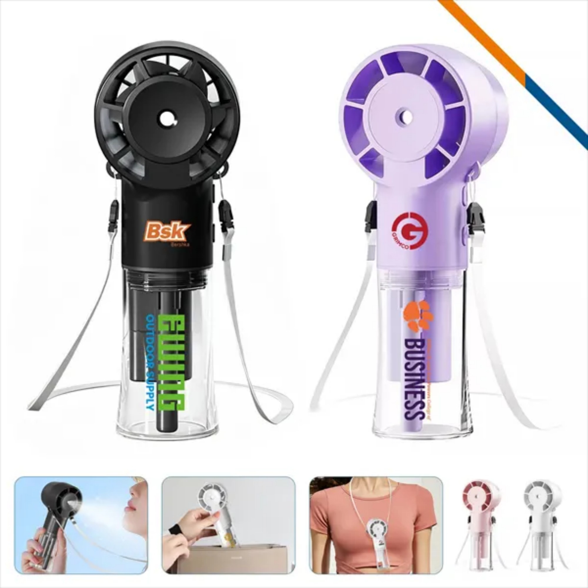 GlaceMist 2in1 Handheld Mist Fan