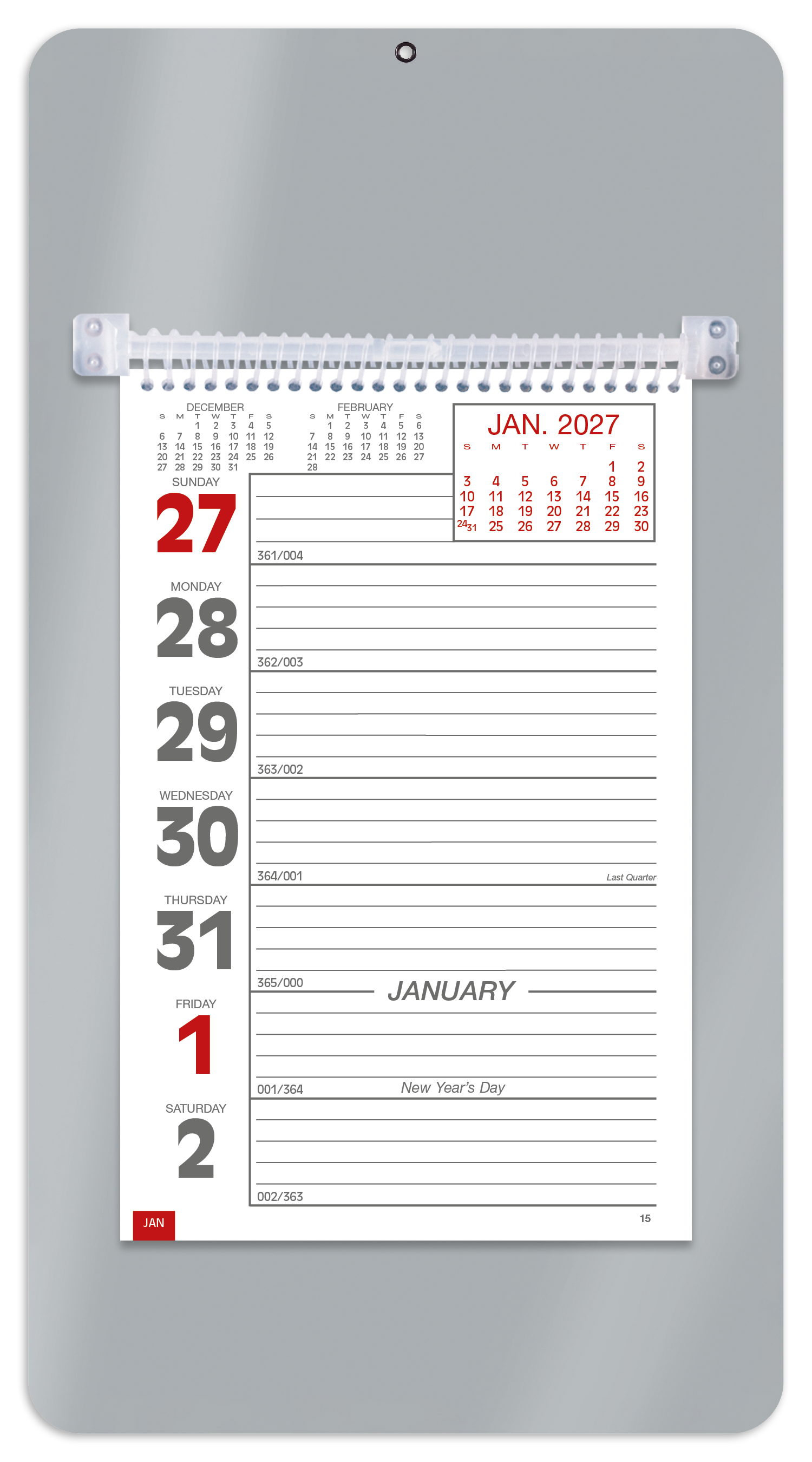 Triumph Calendars Weekly Memo Calendar