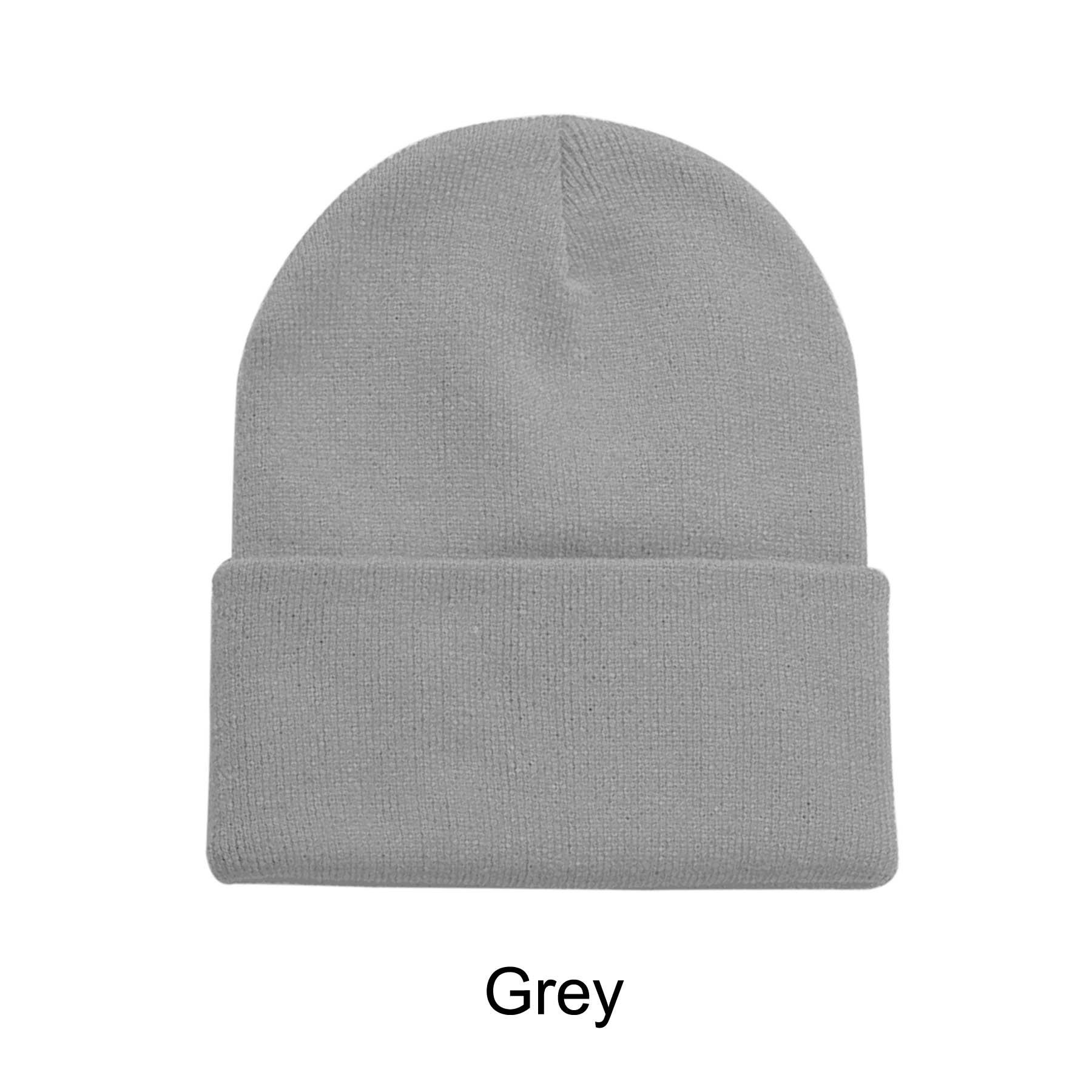 12" High Acrylic Beanie Knit Cap 24