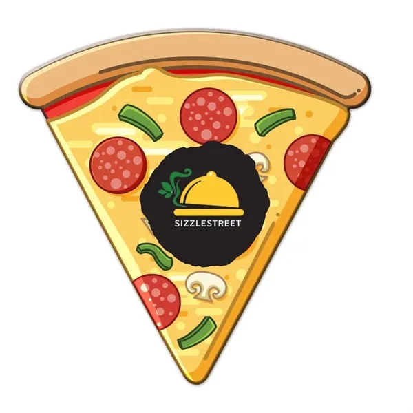 Pizza Slice Magnet 30 Mil Magnet for client welcome kits