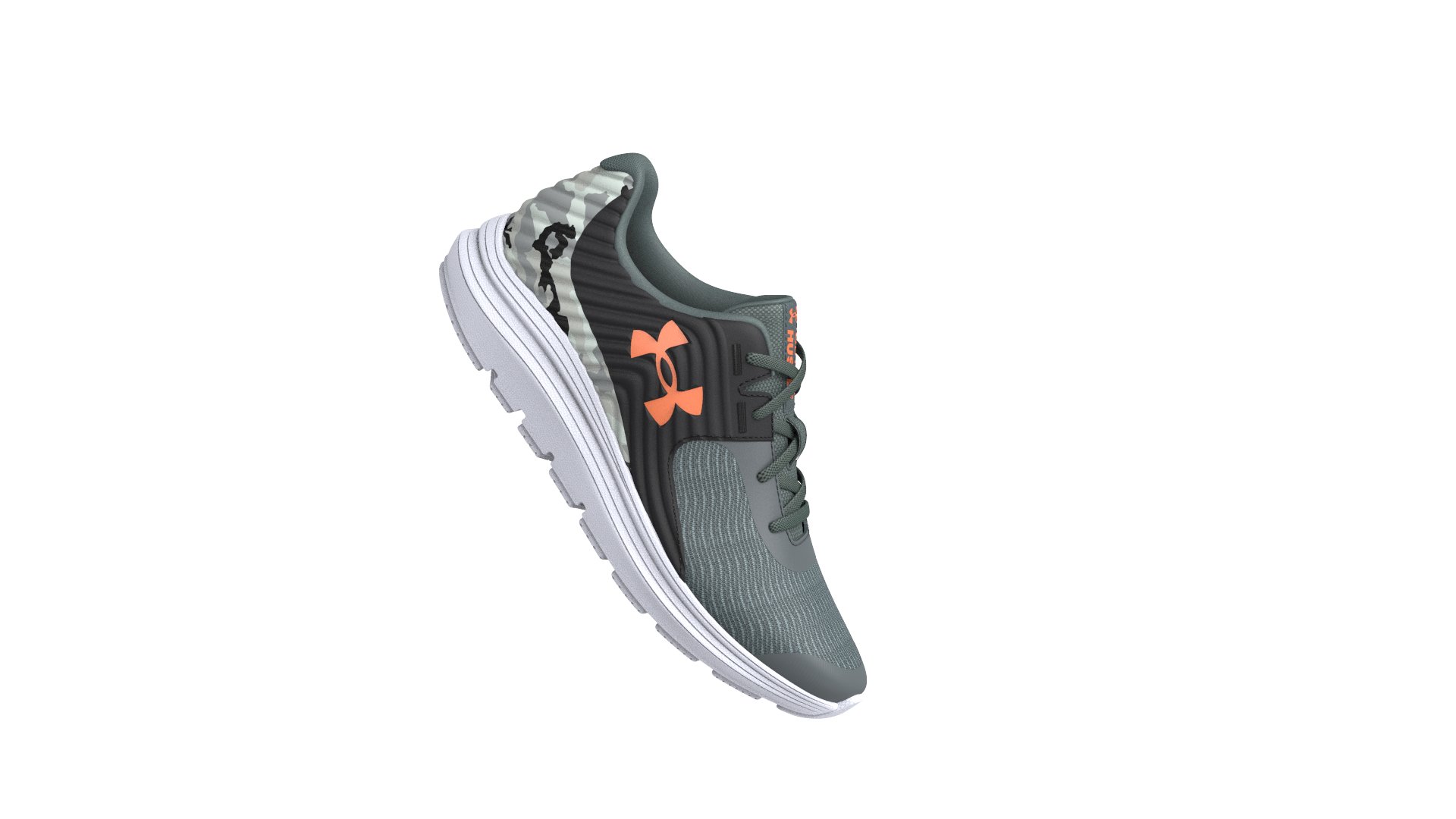 UA Outhustle Printed Boys' Pre-School Running Shoes 3