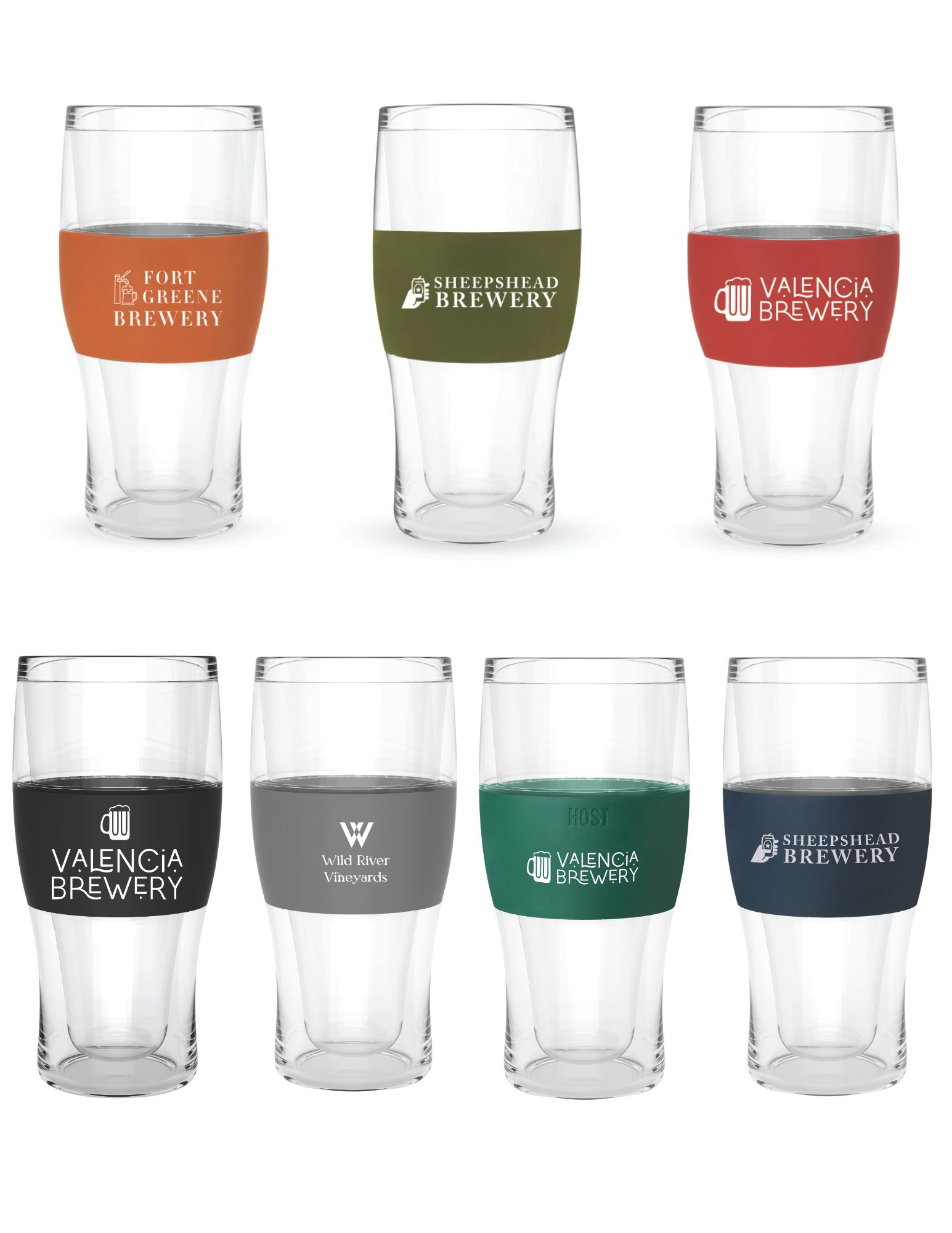 HOST® FREEZE™ Beer Pint, set of 2