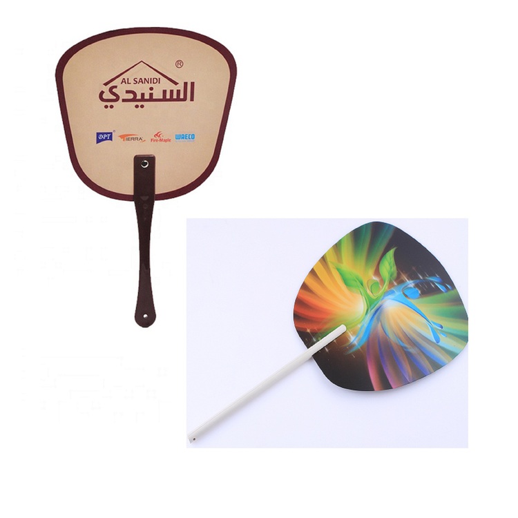 Plastic Hand Fans custom shapes and numbering available