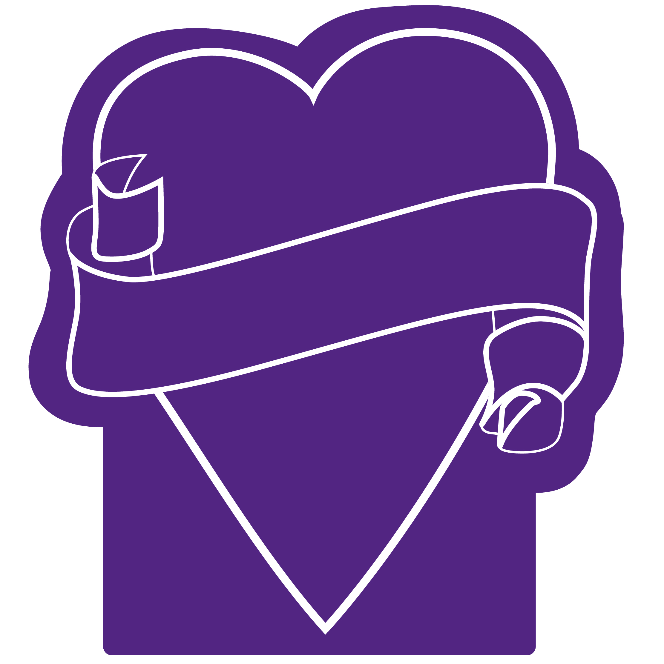 Foam Heart Mitt 56