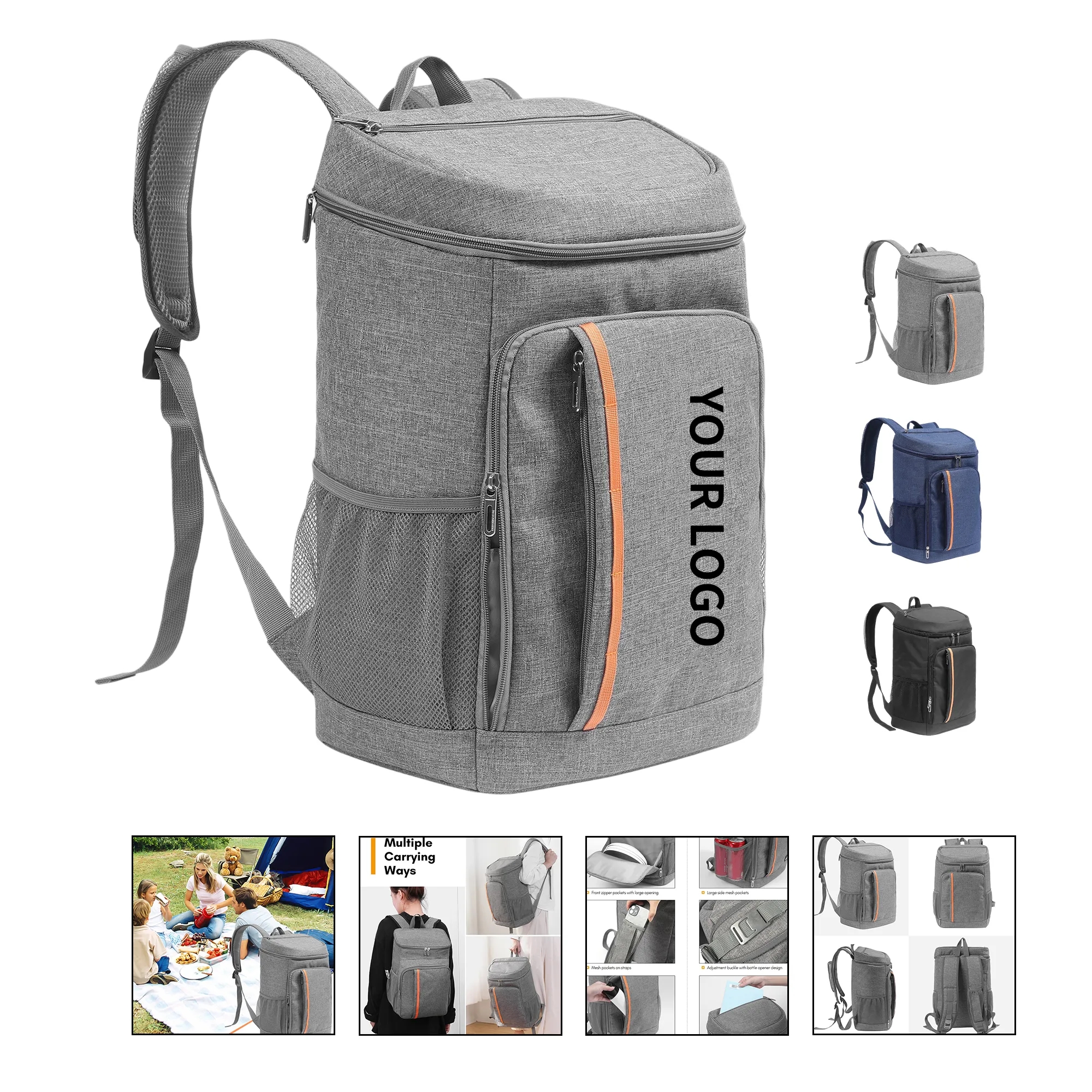 Insulated Backpack Cooler Lunch Bag
