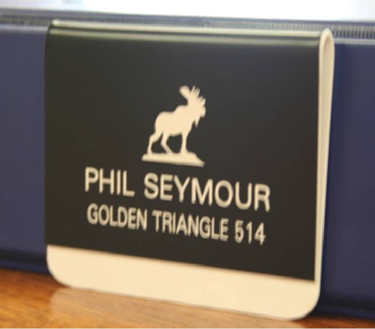 2 1 2 X 3 3 8 Engraved Pocket Name Badge LP25337 All Secure