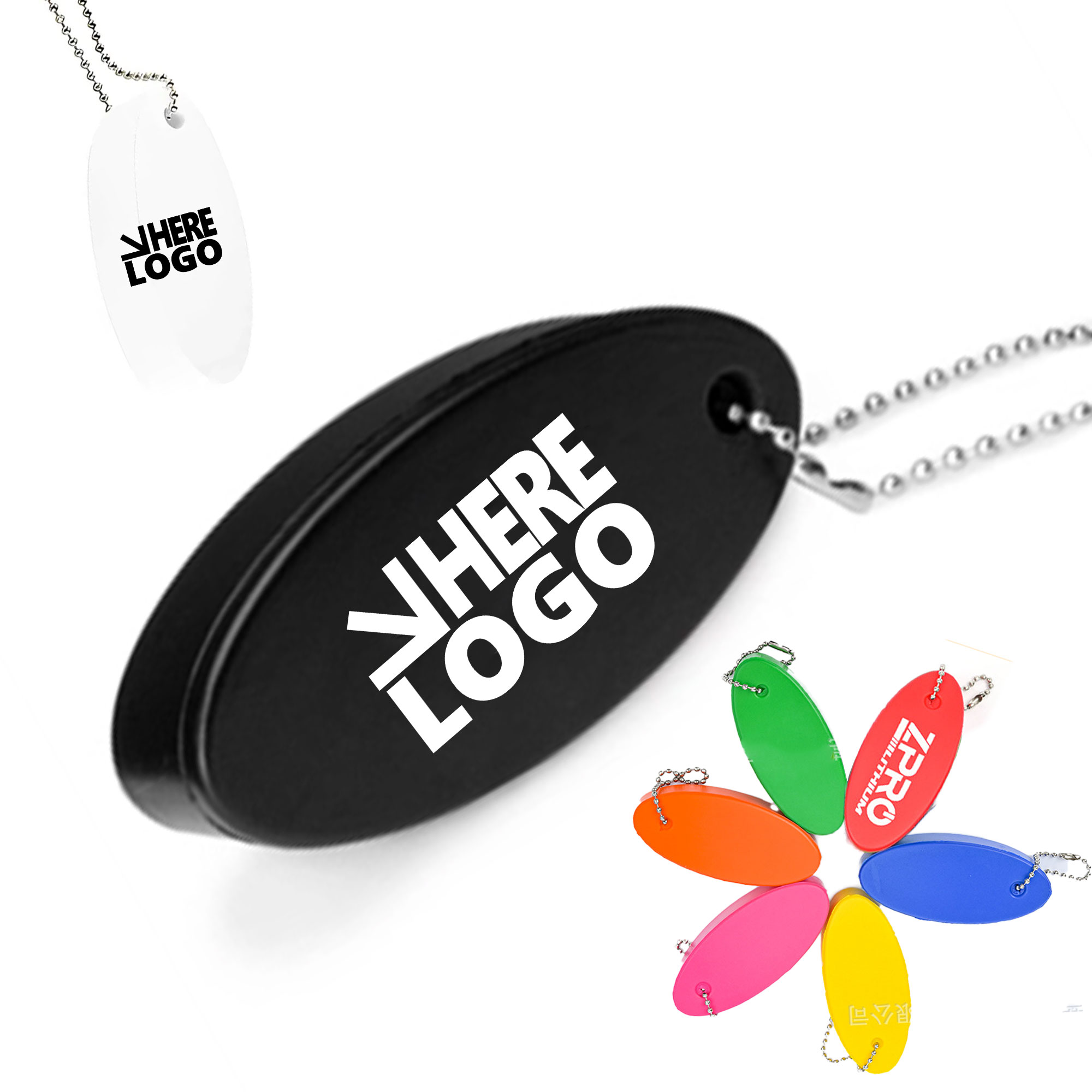 MOQ 20 Boater Stress Relieving Key Chain Waterproof 3