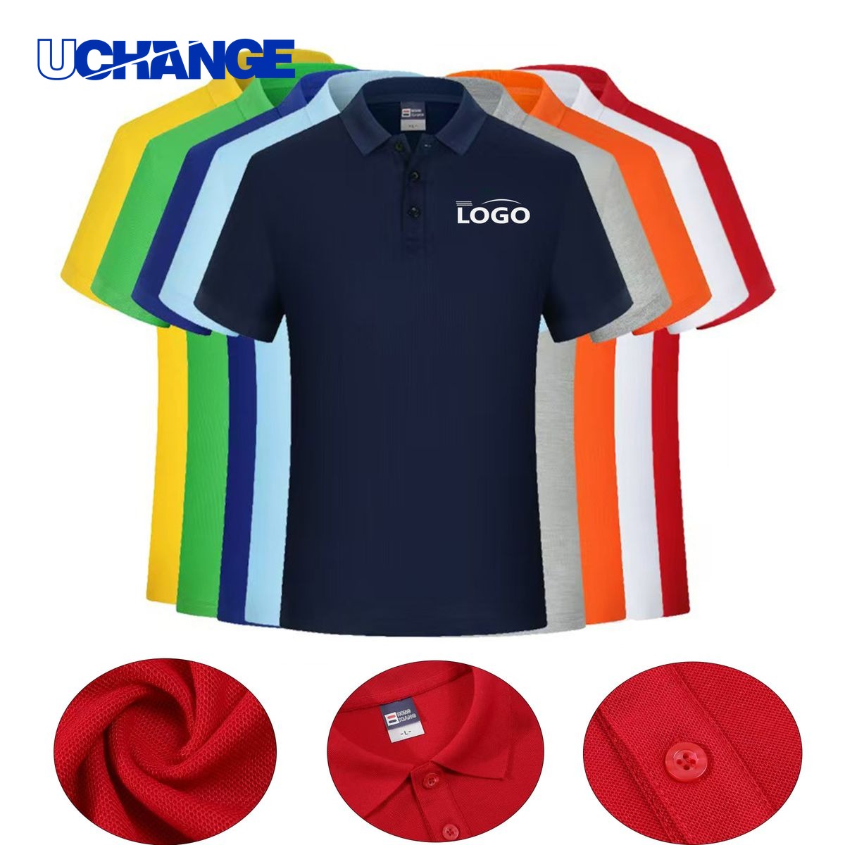 Polo Shirts Short Sleeve Pullover Cotton Work Shirt Work Apparel
