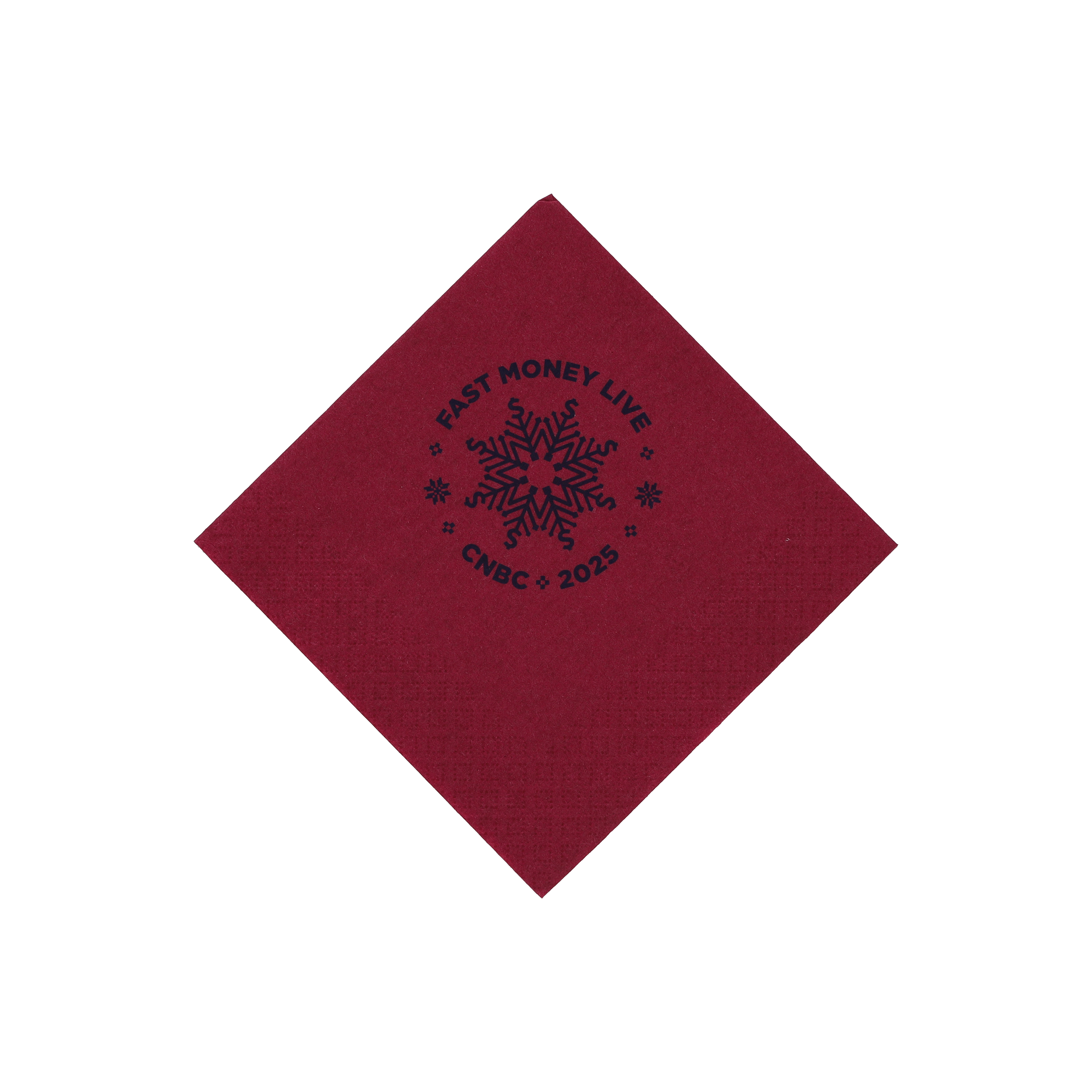 Beverage Napkin 2 Ply 1/4 Fold (Color) Tradition Print 82