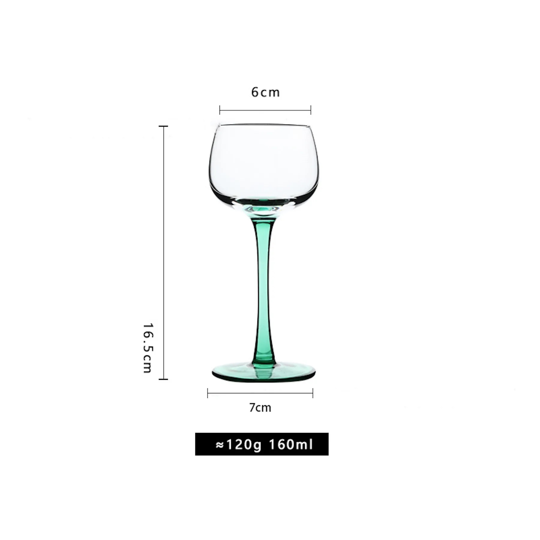 3Oz Colorful Wine Glasses 9