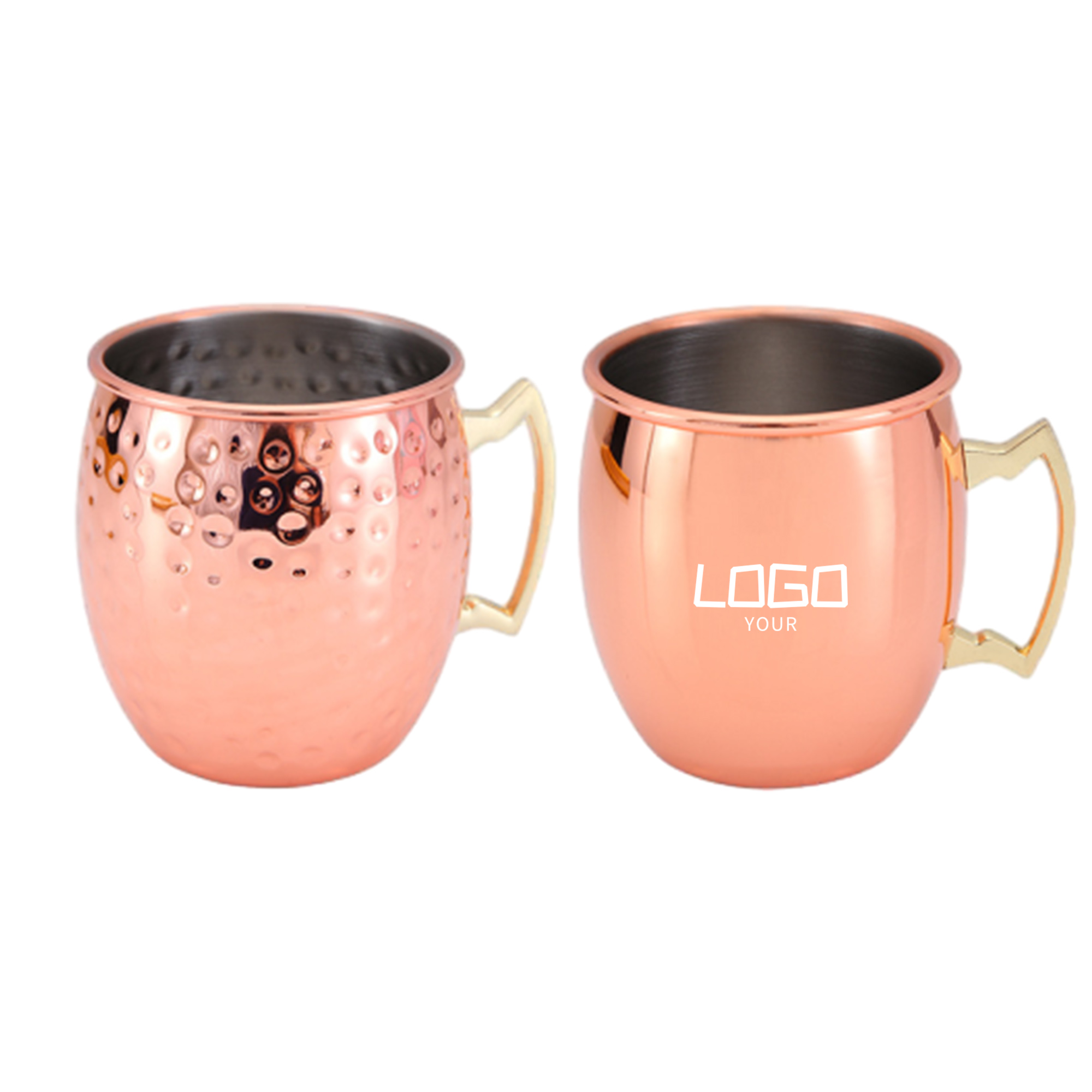18 Oz. Polished Copper Plated Stainless Steel Moscow Mule Mug 3