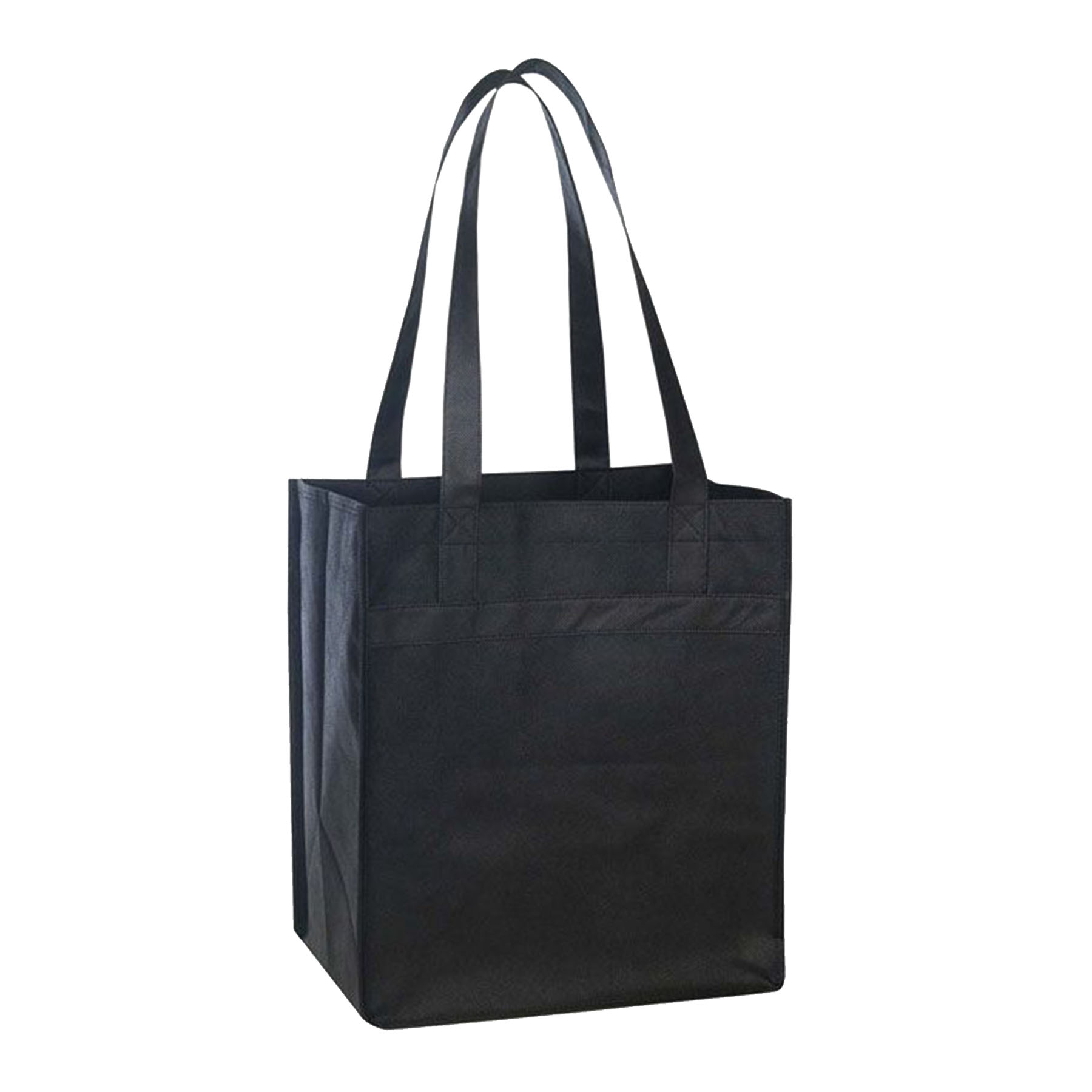 100gm Non Woven Tote with Fabric Covered Bottom 15