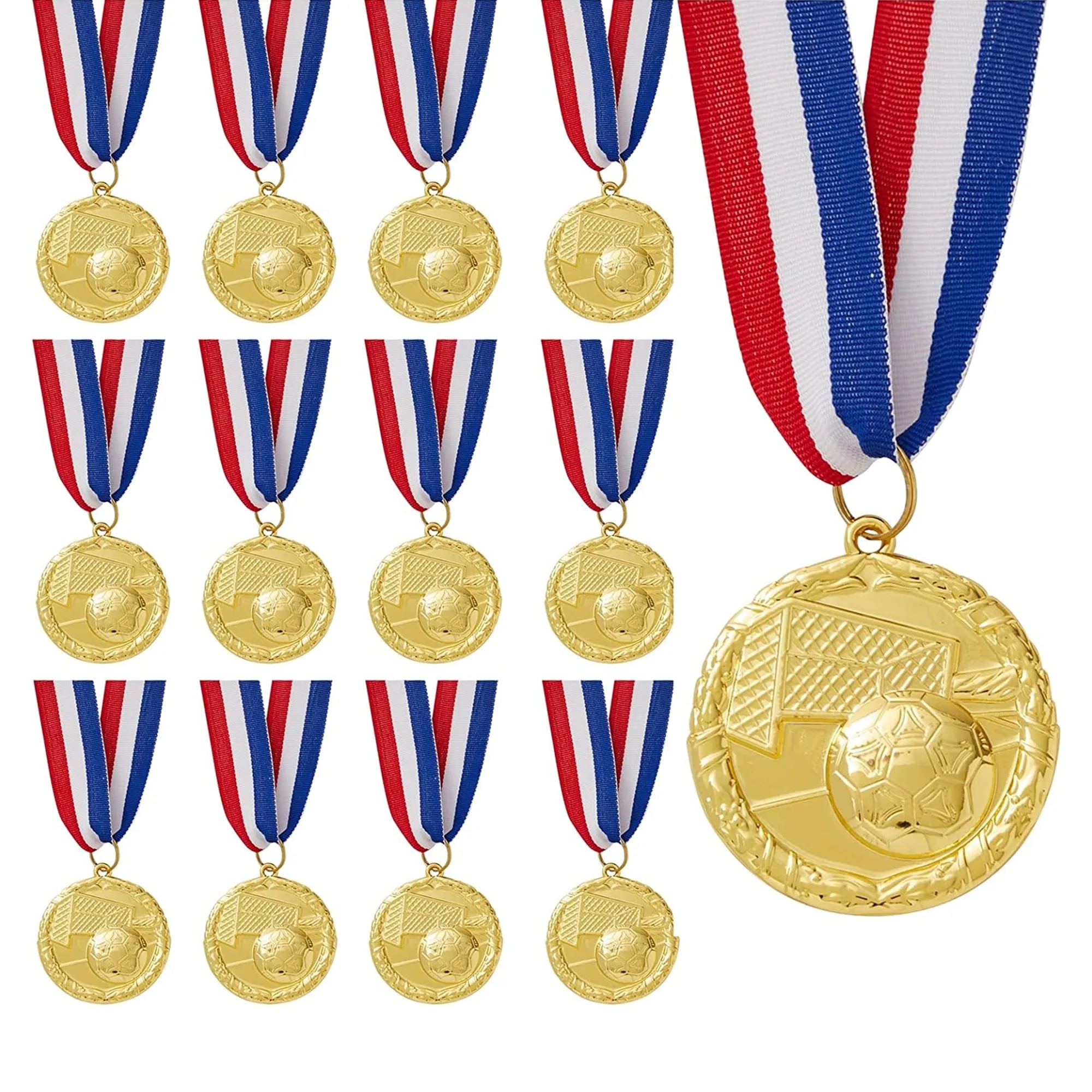 MOQ50 Custom Zinc Medal With Lanyard