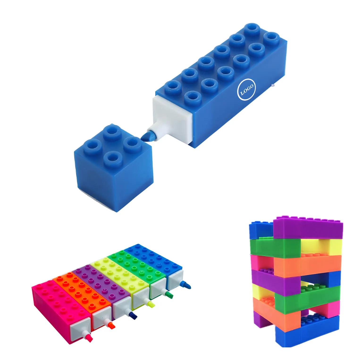 Brick Toy Highlighter Pen