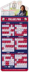 Magna-Card House Shape Magnet - Baseball Schedules (3.5 x 9)
