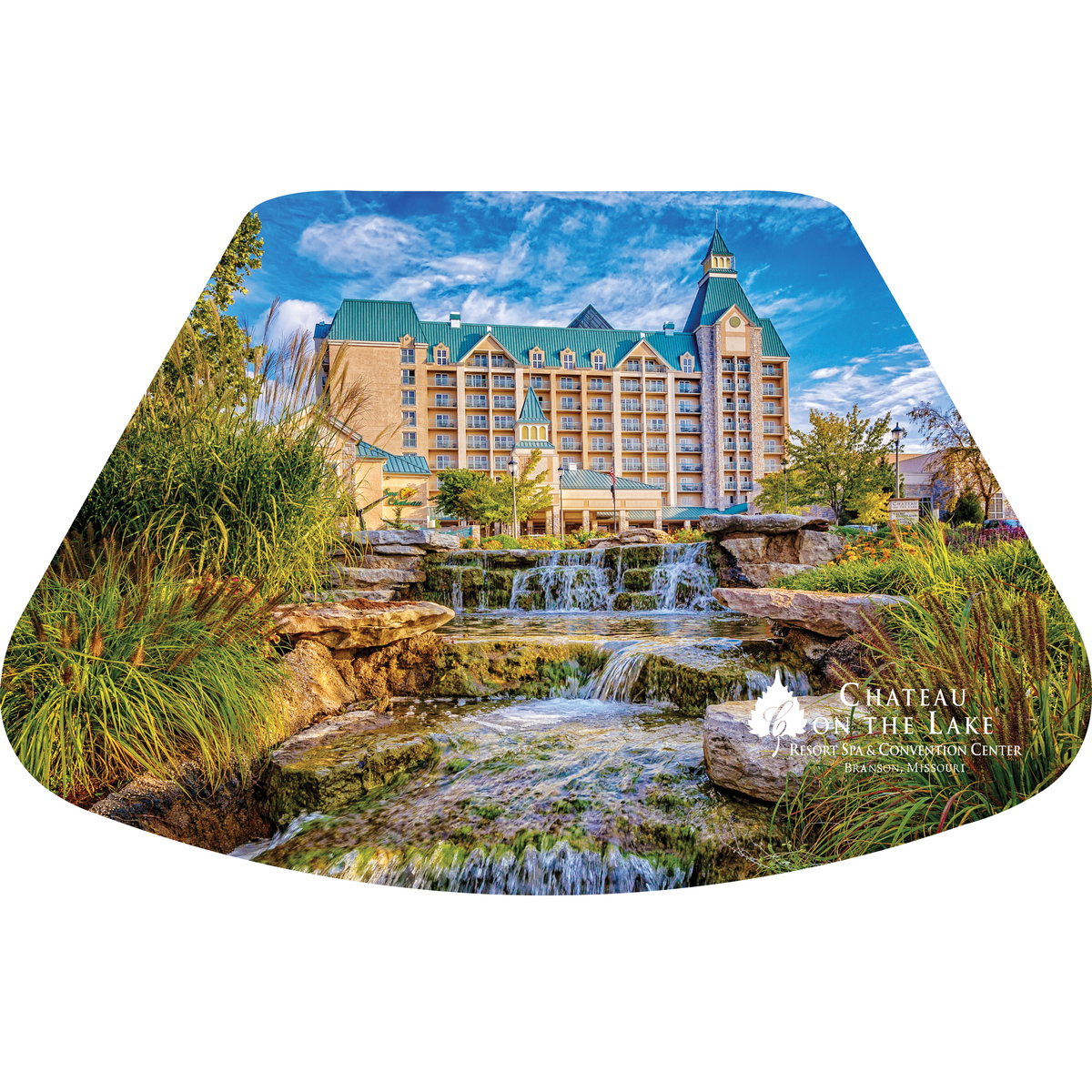 Wedge Shaped Plastic Placemats/ Counter Mats Custom 2Sided 48023