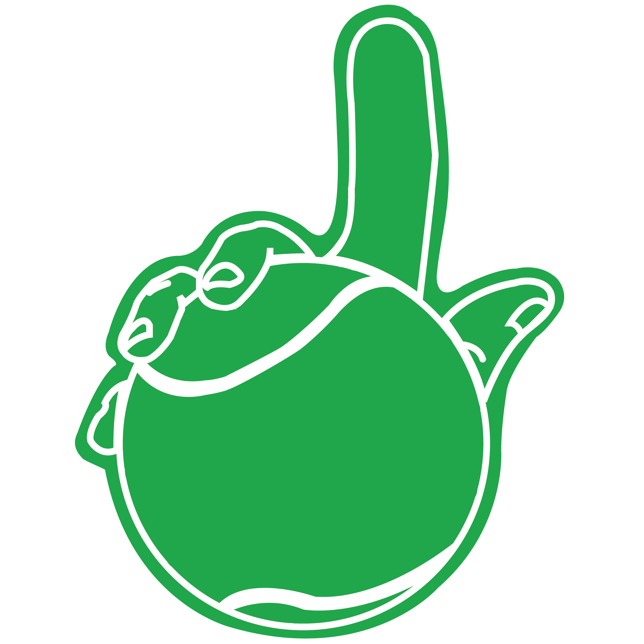 Large Tennis Ball Hand 50